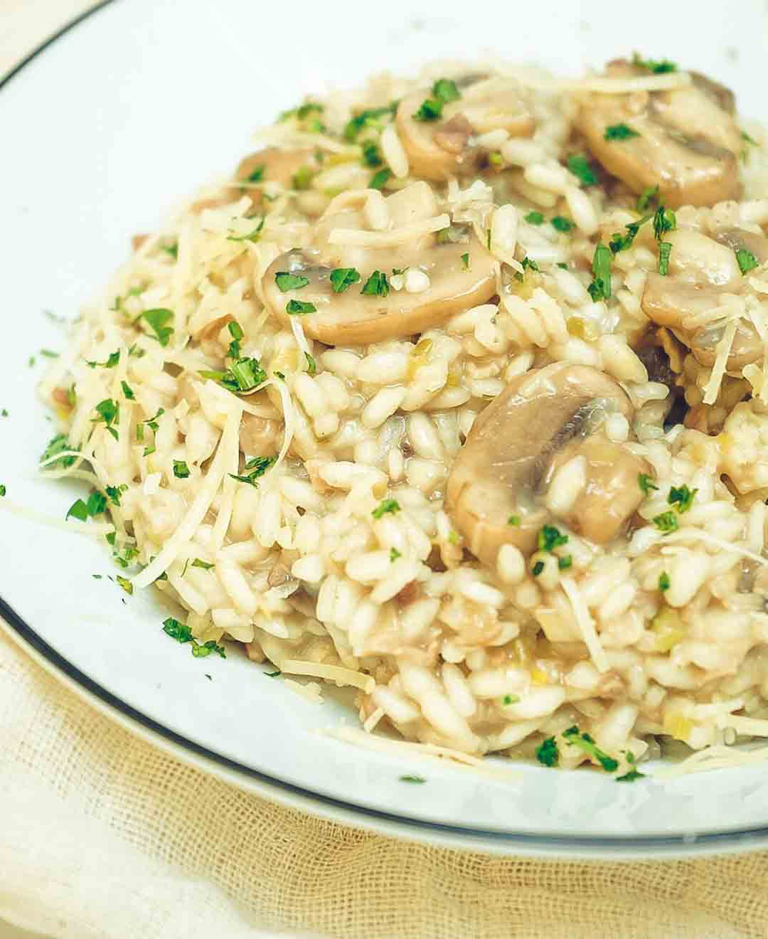 Risotto De Hongos Y Panceta Cocineros Argentinos