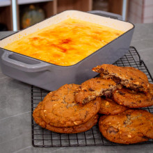 NATILLA CON DULCE DE LECHE Y COOKIES