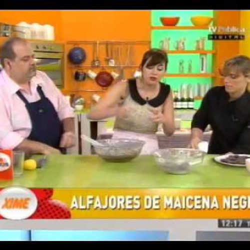 Alfajores de maicena negros