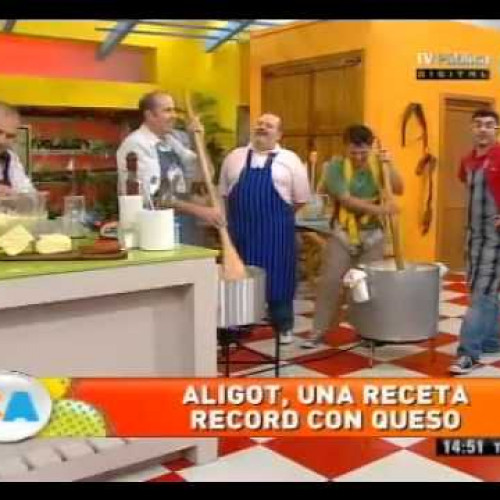 Aligot: Delicioso puré de papa y queso