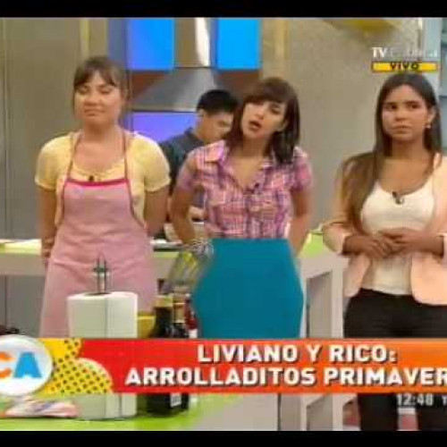 Arrolladitos primavera con dos rellenos