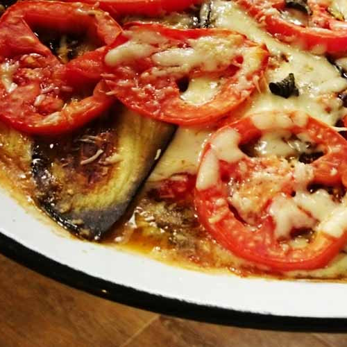 Berenjenas a la parmesana en cazuela