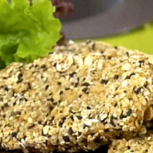 Berenjenas rellenas, puré de berenjenas ahumado y milanesas de berenjenas