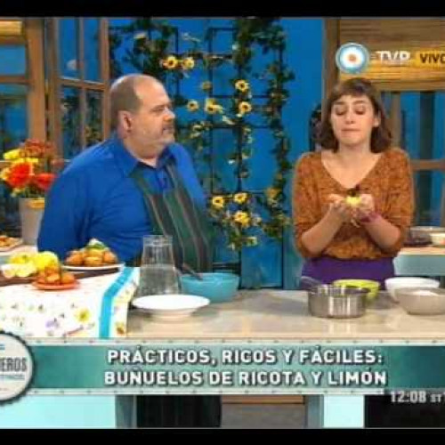 Buñuelos de ricota y limón