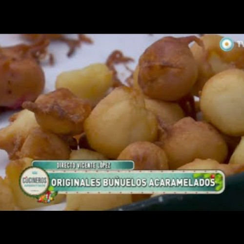 Buñuelos fritos navideños