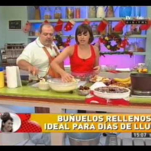 Buñuelos rellenos con frutas