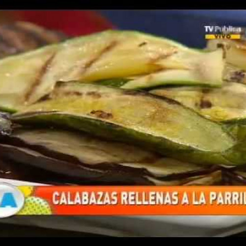 Calabazas rellenas a la parrilla