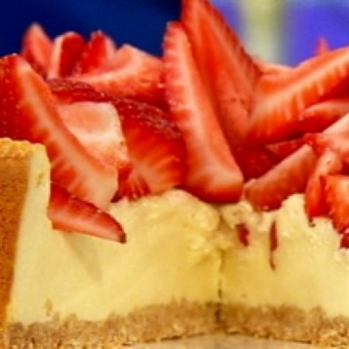 Cheesecake de frutilla apta para diabéticos