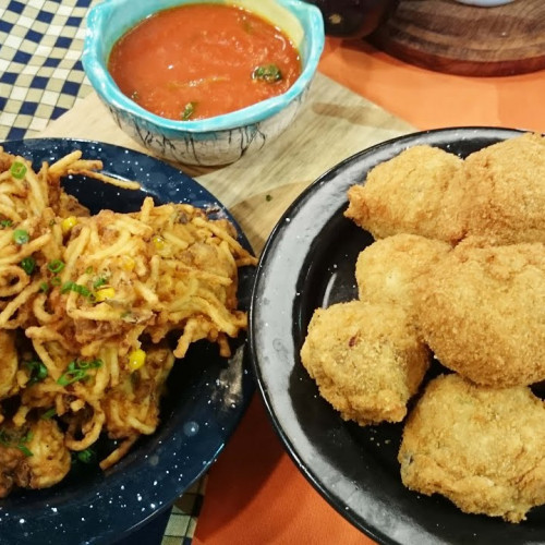 Croquetas y buñuelos mediterráneos