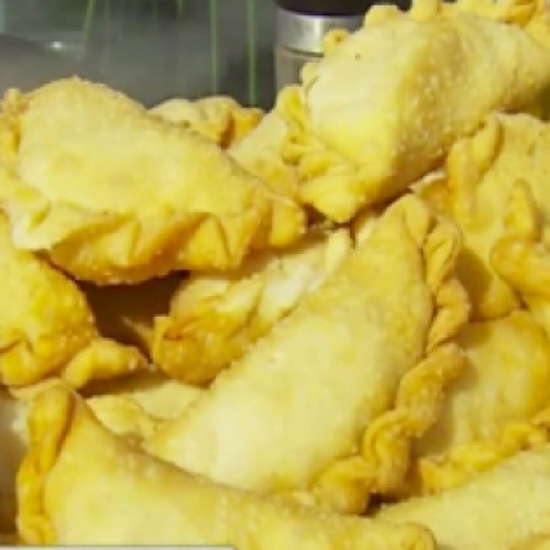 Empanadas fritas de carne sin sal