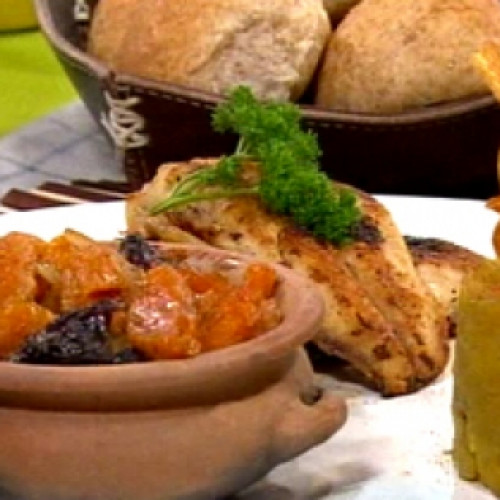 Filet de armado con salsa de frutos al cognac