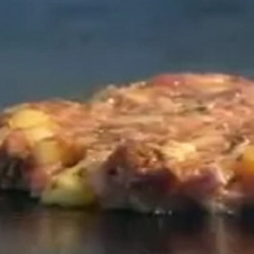 Grandiosa hamburguesa gaucha de chorizo de cerdo.