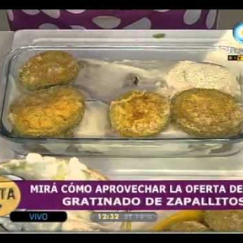 Grandioso gratinado cremoso de zapallitos