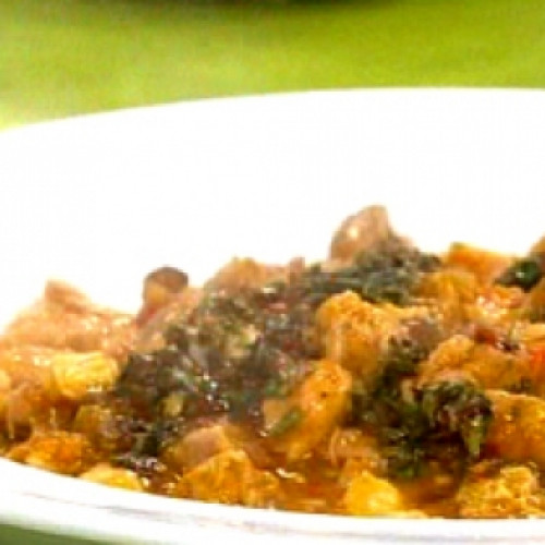 Guiso de lentejas cremoso reciclado