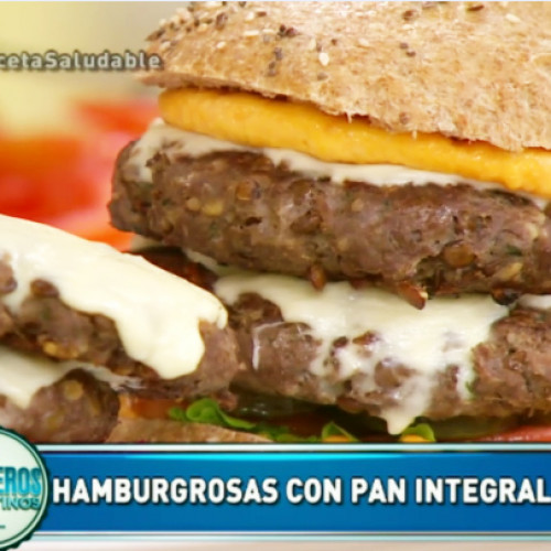 Hamburgrosas de carne y legumbres