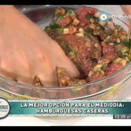 Hamburguesas caseras recargadas