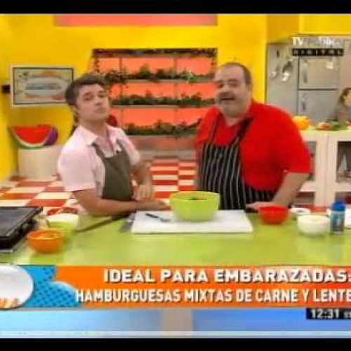 Hamburguesas mixtas de carne y lentejas
