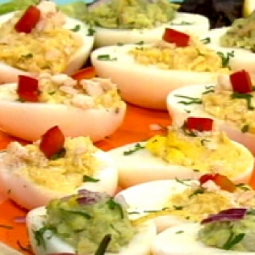 Huevos rellenos express