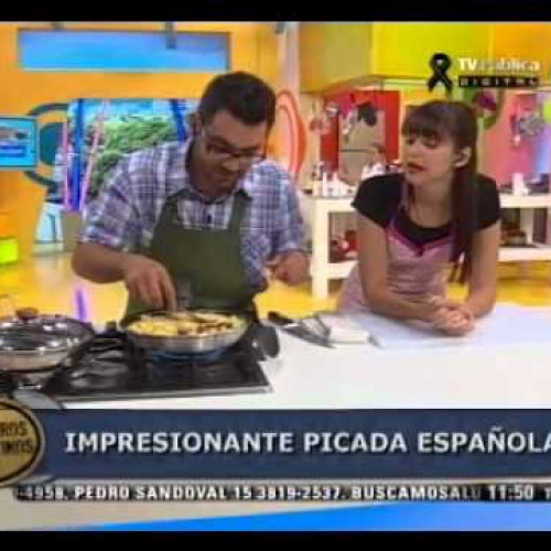 Impresionante picada española para compartir en familia