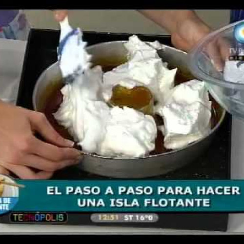 Isla flotante, delicia para el café!!!