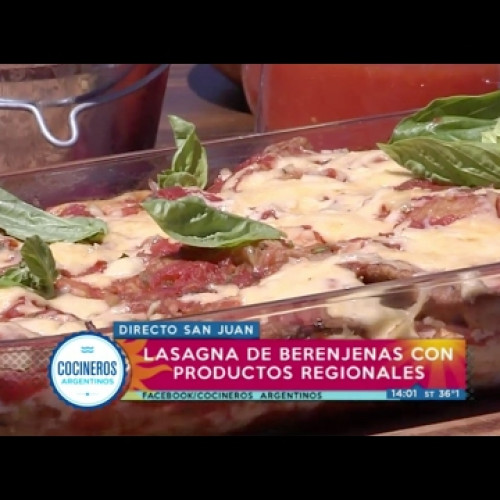 Lasagna de berenjena sanjuanina