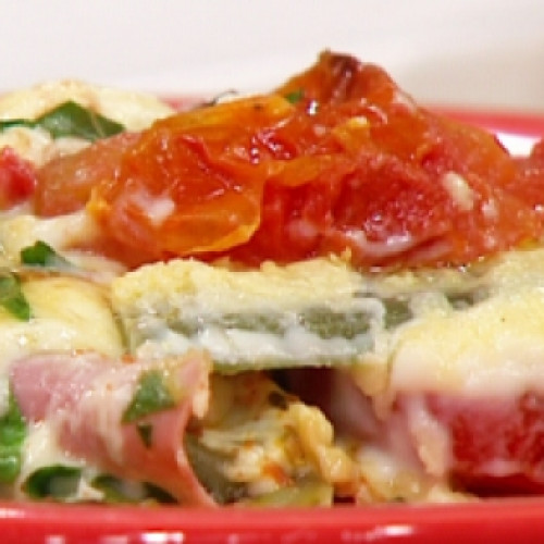 Lasagna de pencas de acelga