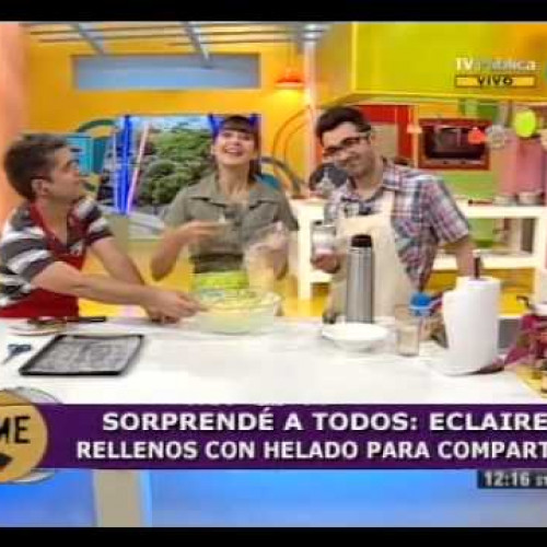 Locura de verano: Eclaires rellenos con helado