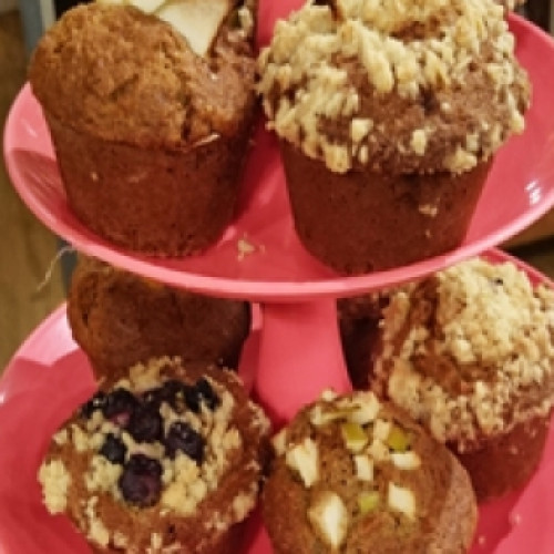 Muffins saludables frutales con Diego Topa