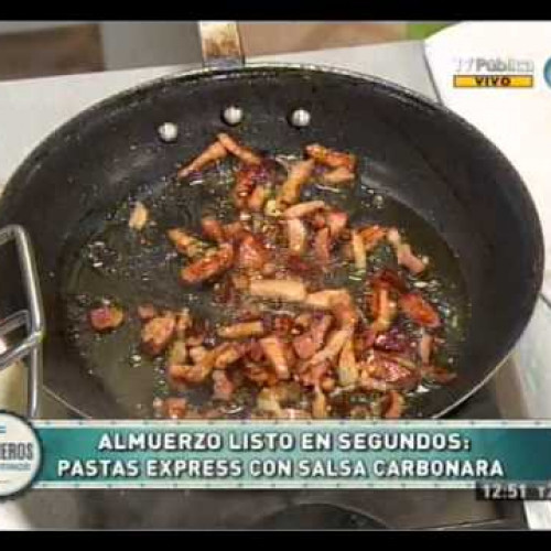 Pasta express a la carbonara