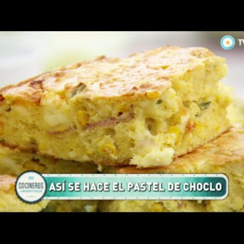 Pastel de choclo con verdeo