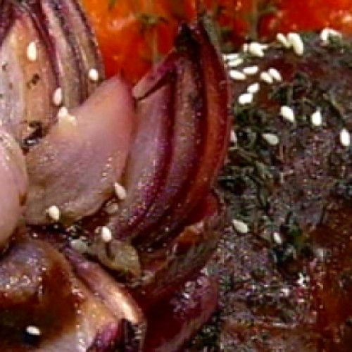 Pata de chivo breseado al vino tinto