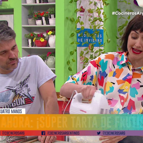 Tarta de Frutillas y crema de pistacho