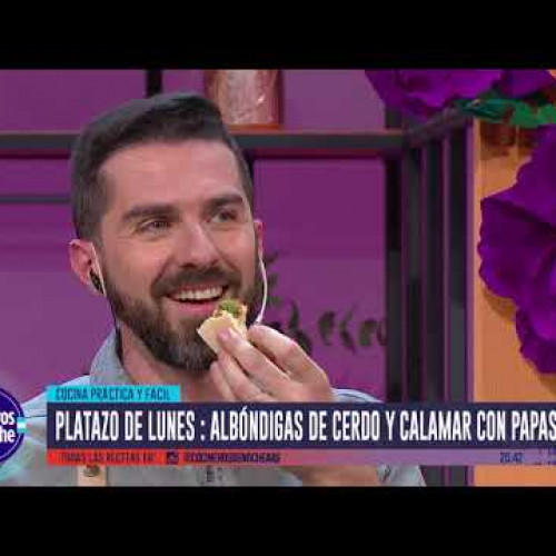 Albóndigas de cerdo y calamares