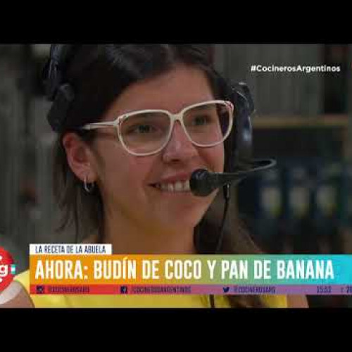 Pan de banana y budín de coco