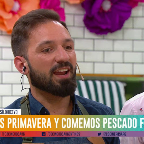 Palta rellena y tiradito de pescado