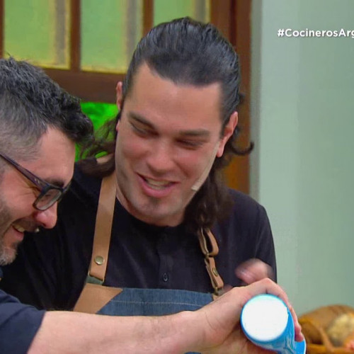 Tortilla de papas con chorizo colorado