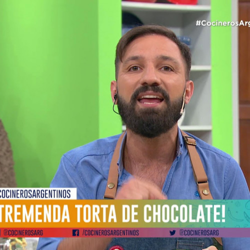 Torta "Mechi" de chocolate y frutillas