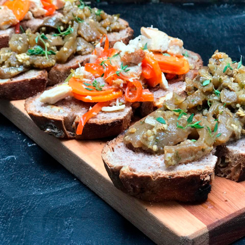 ESCABECHE DE POLLO Y BERENJENAS