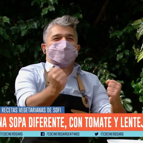 SOPA DE LENTEJAS Y TOMATE