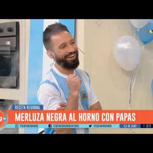 MERLUZA NEGRA AL HORNO CON PAPAS