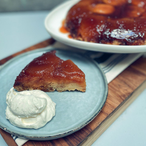 TARTA INVERTIDA DE MANZANA