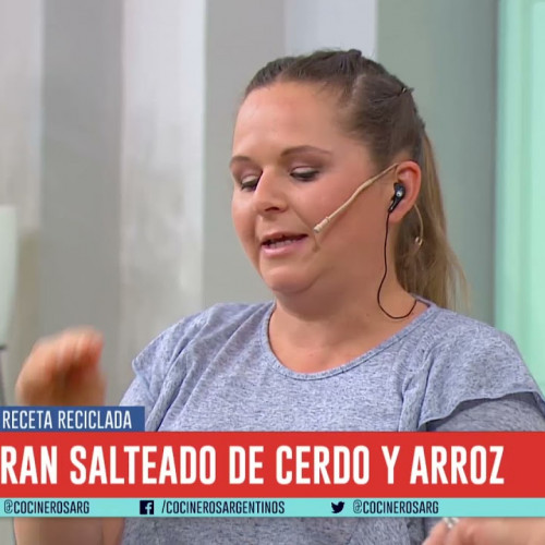 SALTEADO DE ARROZ Y CERDO