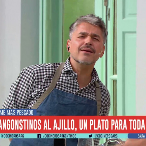 LANGOSTINOS AL AJILLO Y MOLLEJAS DE CORDERO