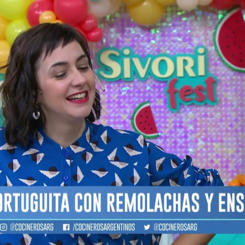 TORTUGUITA CON REMOLACHA Y ENSALADA