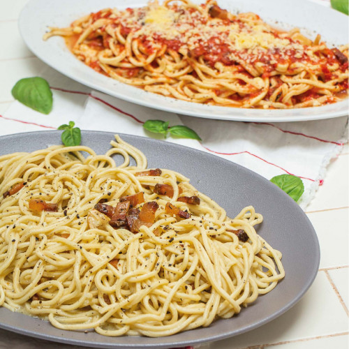 TONNARELLI ALL AMATRICIANA Cocineros Argentinos