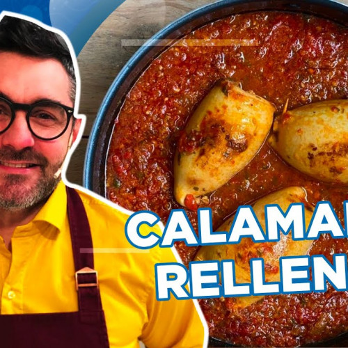 CAZUELA DE CALAMARES RELLENOS