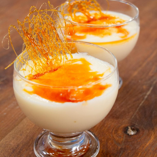 POSTRE CREMOSO DE LECHE Y CARAMELO