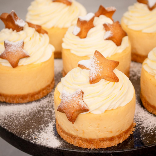 CHEESECAKE DE MANÍ Y GALLETAS DE JENGIBRE