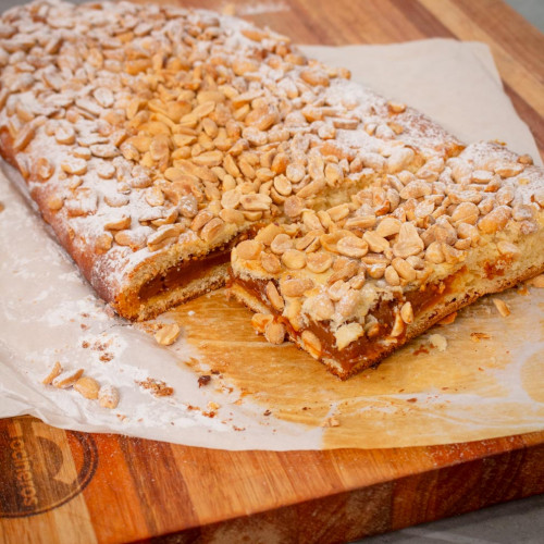 PAN DE LECHE CON DULCE DE LECHE Y MANÍ