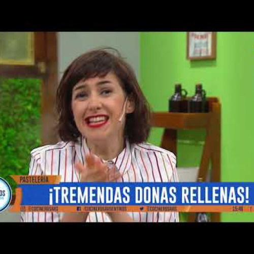 Donuts con fondant de dulce de leche